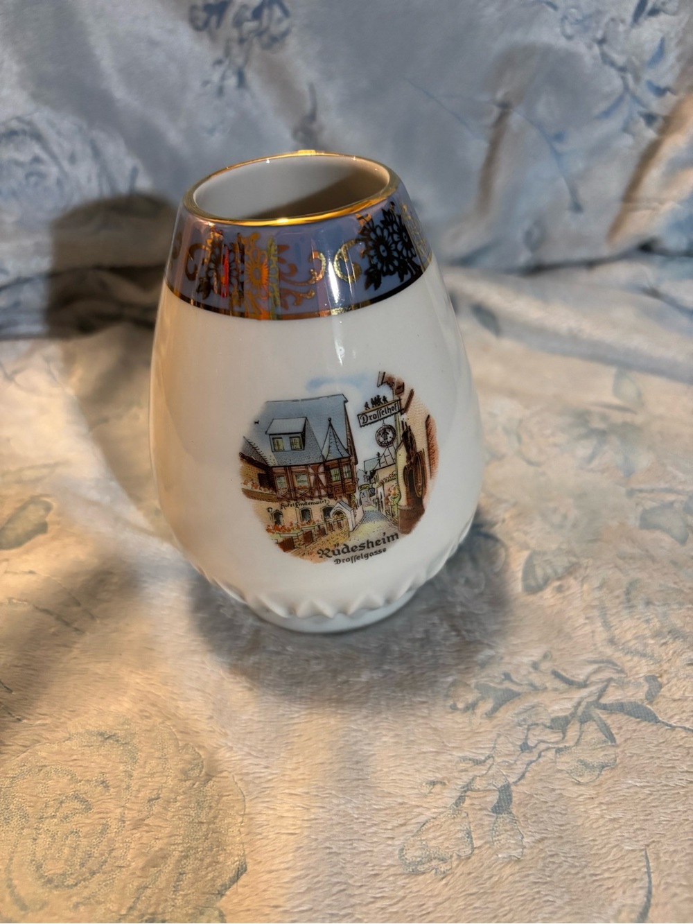 Vintage German porcelain vase from Kunstabteilung Hummeldorf in Kronach